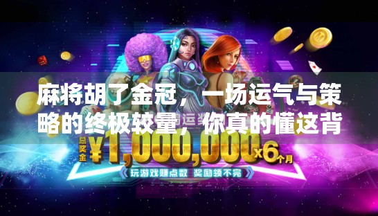 麻将胡了金冠，一场运气与策略的终极较量，你真的懂这背后的玄机吗？