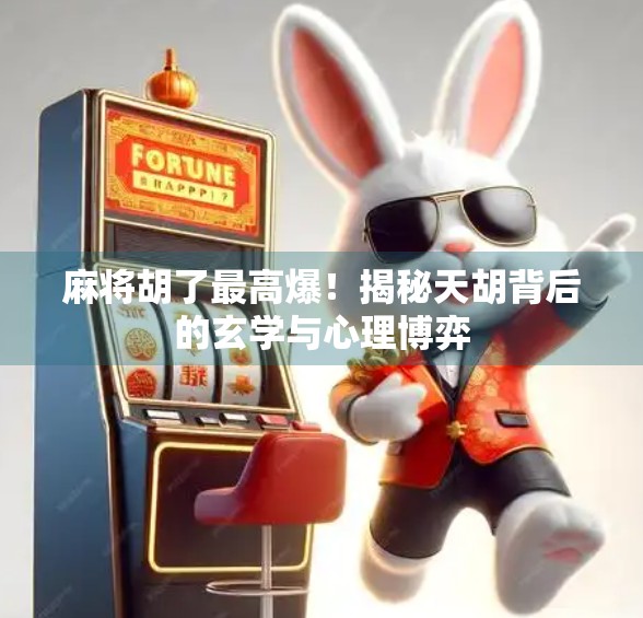 麻将胡了最高爆！揭秘天胡背后的玄学与心理博弈