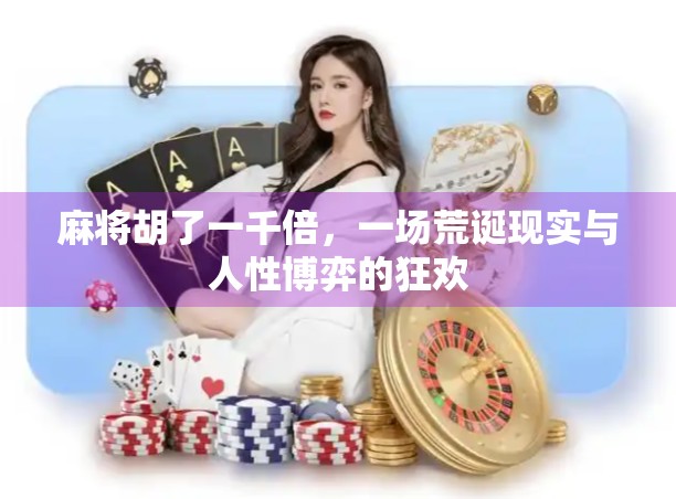 麻将胡了一千倍，一场荒诞现实与人性博弈的狂欢