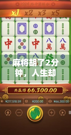 麻将胡了2分钟，人生却走了半辈子—一场牌局里的现实隐喻