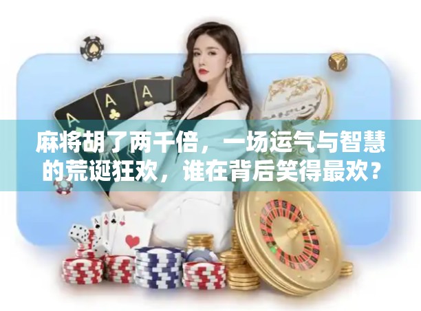 麻将胡了两千倍，一场运气与智慧的荒诞狂欢，谁在背后笑得最欢？