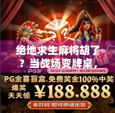 绝地求生麻将胡了？当战场变牌桌，年轻人的生存游戏新玩法！