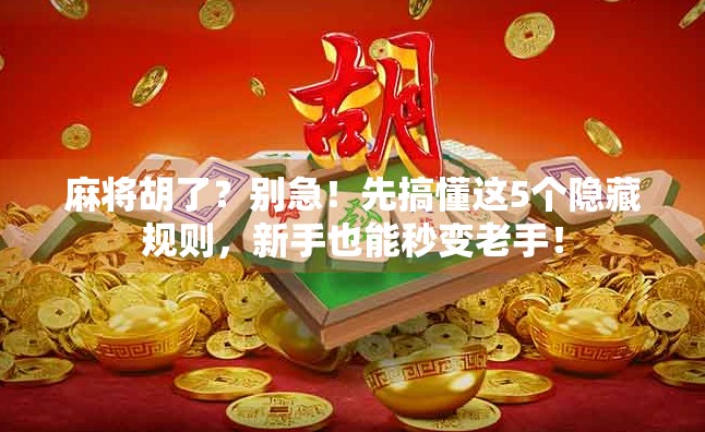 麻将胡了？别急！先搞懂这5个隐藏规则，新手也能秒变老手！
