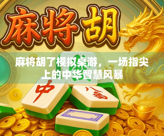 麻将胡了模拟桌游,一场指尖上的中华智慧风暴