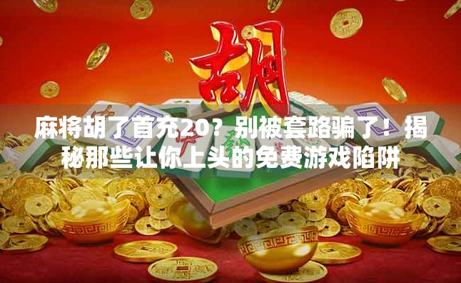 麻将胡了首充20？别被套路骗了！揭秘那些让你上头的免费游戏陷阱