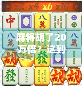麻将胡了20万倍?这到底是运气爆棚还是骗局陷阱? 麻将胡了20万倍?这到底是运气爆棚还是骗局陷阱?
