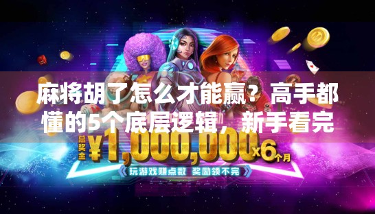 麻将胡了怎么才能赢？高手都懂的5个底层逻辑，新手看完少走3年弯路！