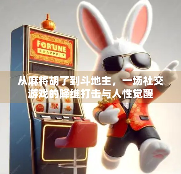 从麻将胡了到斗地主,一场社交游戏的降维打击与人性觉醒 从麻将胡了到斗地主,一场社交游戏的降维打击与人性觉醒