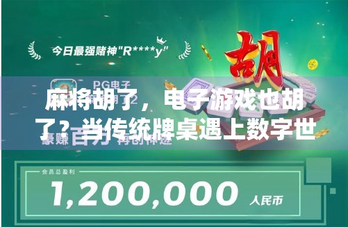 麻将胡了，电子游戏也胡了？当传统牌桌遇上数字世界