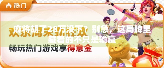 麻将胡了28万没下？别急，这局牌里藏着的不只是输赢