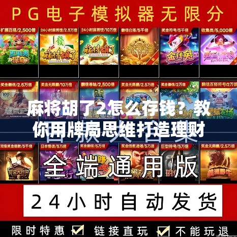 麻将胡了2怎么存钱?教你用牌局思维打造理财金库!