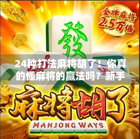 24种打法麻将胡了！你真的懂麻将的赢法吗？新手必看，老手也值得收藏！