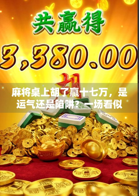 麻将桌上胡了赢十七万,是运气还是陷阱?一场看似简单的牌局背后藏着多少人性博弈 麻将桌上胡了赢十七万,是运气还是陷阱?一场看似简单的牌局背后藏着多少人性博弈