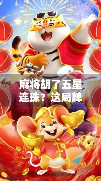 麻将胡了五星连珠?这局牌打得比电视剧还精彩!