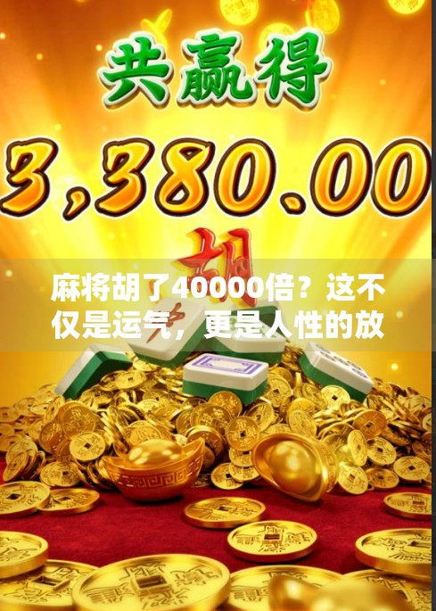 麻将胡了40000倍？这不仅是运气，更是人性的放大镜！