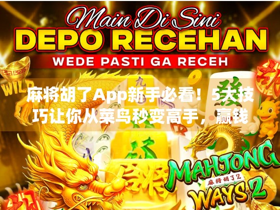 麻将胡了App新手必看!5大技巧让你从菜鸟秒变高手,赢钱不靠运气靠策略! 麻将胡了App新手必看!5大技巧让你从菜鸟秒变高手,赢钱不靠运气靠策略!