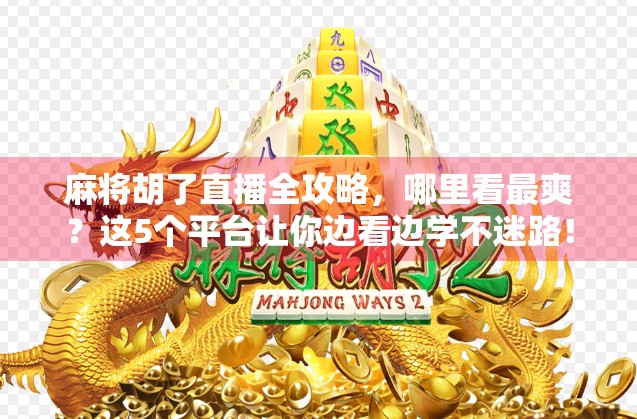 麻将胡了直播全攻略,哪里看最爽?这5个平台让你边看边学不迷路! 麻将胡了直播全攻略,哪里看最爽?这5个平台让你边看边学不迷路!