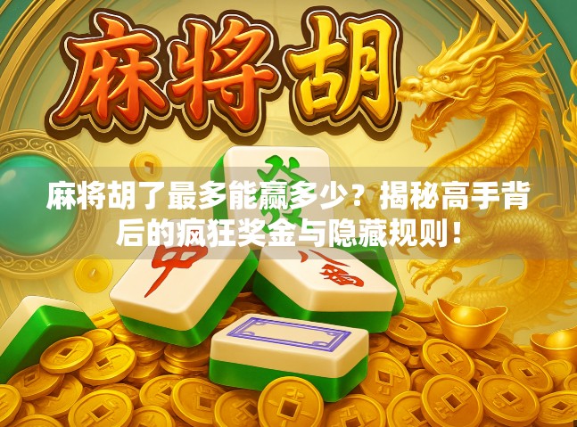 麻将胡了最多能赢多少？揭秘高手背后的疯狂奖金与隐藏规则！