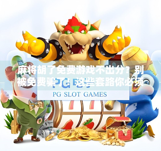 麻将胡了免费游戏不出分？别被免费骗了！这些套路你必须懂！