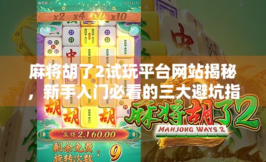 麻将胡了2试玩平台网站揭秘，新手入门必看的三大避坑指南！