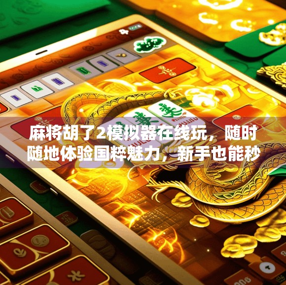 麻将胡了2模拟器在线玩，随时随地体验国粹魅力，新手也能秒变高手！