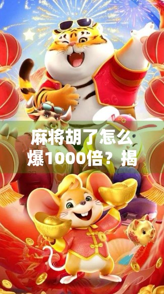 麻将胡了怎么爆1000倍？揭秘胡牌暴富的真相与套路！