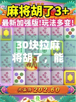 30块拉麻将胡了,能拉几下?揭秘拉麻将背后的社交经济学! 30块拉麻将胡了,能拉几下?揭秘拉麻将背后的社交经济学!